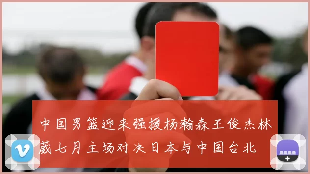 中国男篮迎来强援杨瀚森王俊杰林葳七月主场对决日本与中国台北